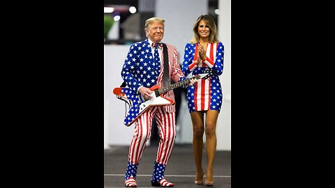 Donald Trump and First Lady Melania, Rockout to ZZ Top