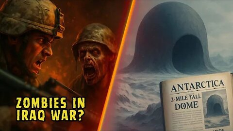 Marine Faces Zombies in Iraq 2003-04, & Antarctica Dome 2 Miles Tall Discovered 1958!