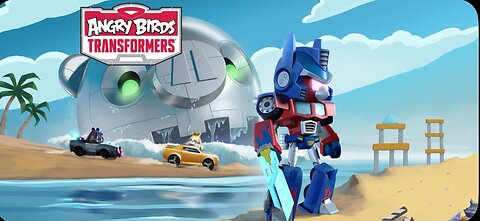 Playing Angry Birds Transformers because new games SUCK!!!!!