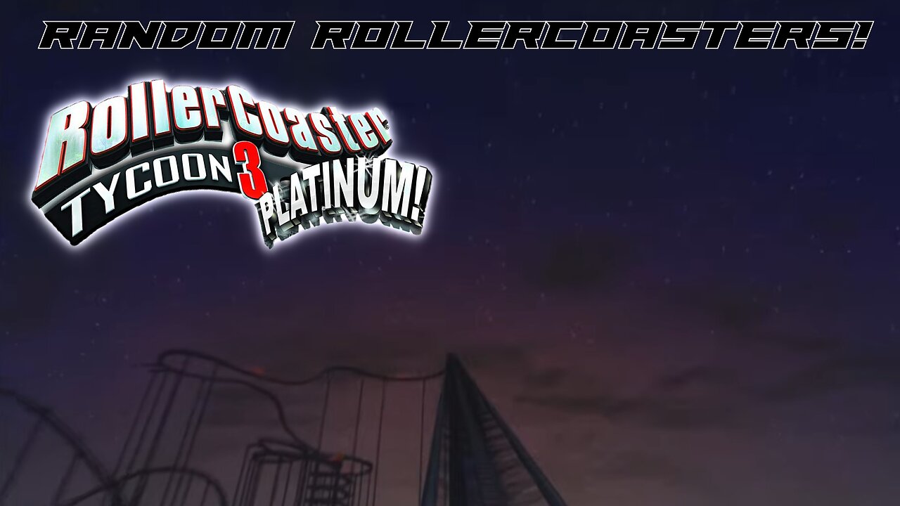 RCT3 Platnium, Large, Fast, Big, Small, and Slow Rollercoasters!