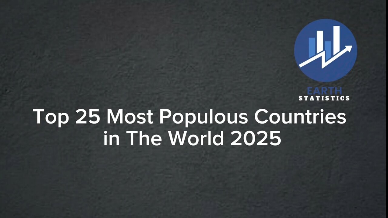 Top 25 Most Populous Countries in The World 2025