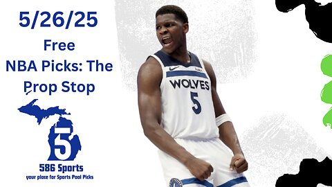 5/26/25: Free NBA Picks | Thunder vs Timberwolves | The Prop Stop