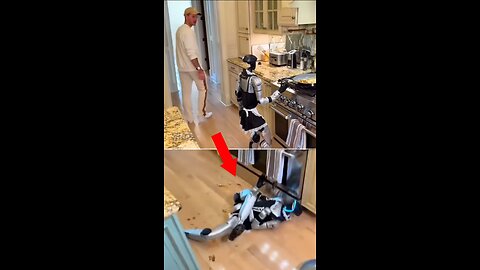Intenta que su robot le ayude en la cocina y no sale bien