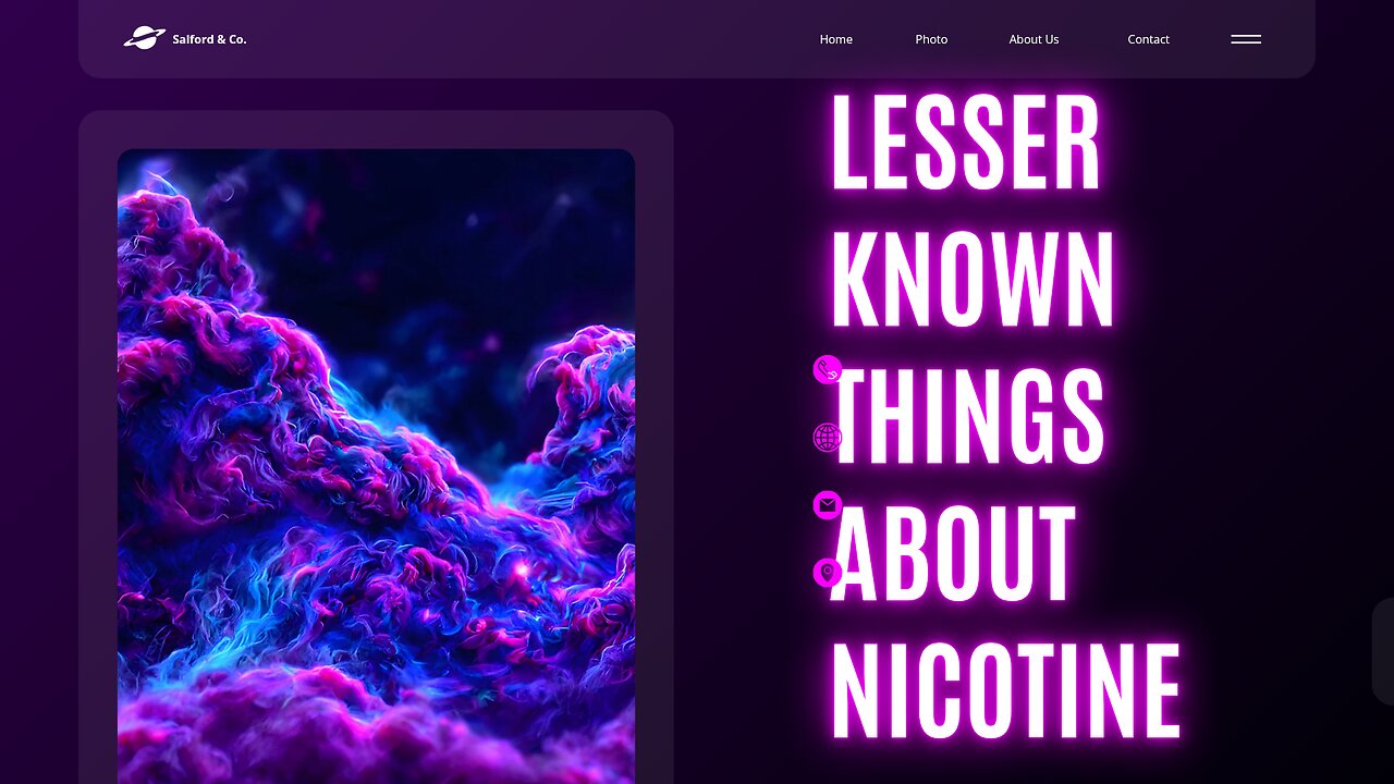 Lesser known things about NICOTINE