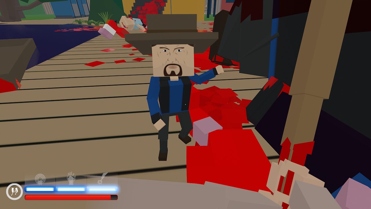 Playing Paint The Town Red Steam Workshop level maps and video games - (No Commentary).