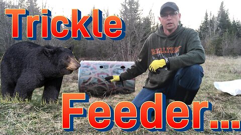 DIY Trickle Feeder for Bears the perfect long lasting bait barrel