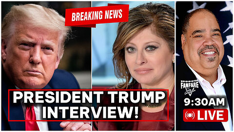 BREAKING NEWS: PRESIDENT TRUMP INTERVIEW WITH MARIA BARTIROMO!