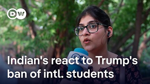 How does India react to Trump’s visa restrictions mainly targeting Indian students? | DW News
