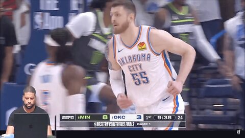 CHANNELADRIANTV Reacts To #6 TIMBERWOLVES at #1 THUNDER | FULL GAME 1 HIGHLIGHTS | May 20, 2025!