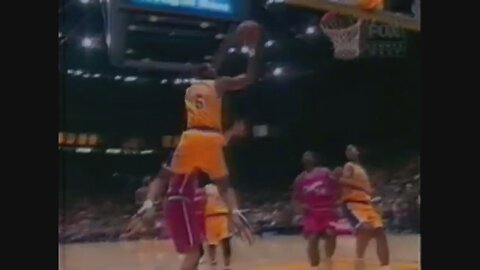 Eddie Jones 20 Points Vs. Clippers, 1997-98.