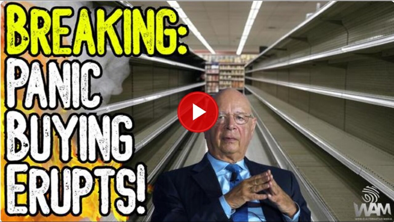 BREAKING: PANIC BUYING ERUPTS! - Store Shelves Empty! - BlackRock Takes Over Shipping!