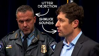 Minneapolis Police Chief's Eyebrows POP When Mayor Says the Cray-Cray