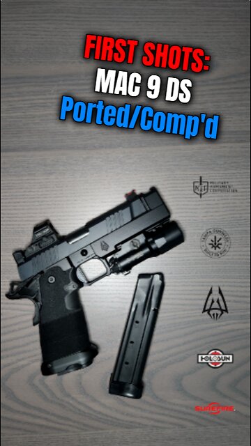 FIRST SHOTS: MAC 9 Double Stack Tampa Gunwerx 6-pack Ports & Underworld Arms Cyclops Compensator