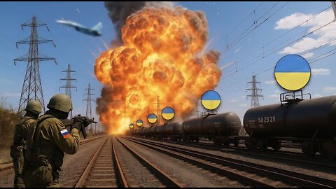 Russia Waited for Ukrainian Train to Enter—Then Triggered a Perfect Ambush