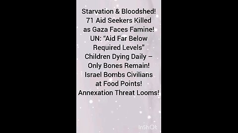 Starvation & Bloodshed!
