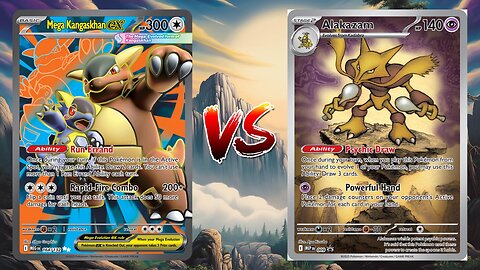 Pokemon TCG Live Mega Kangaskhan EX Slowbro VS Alakazam Dudunsparce!!