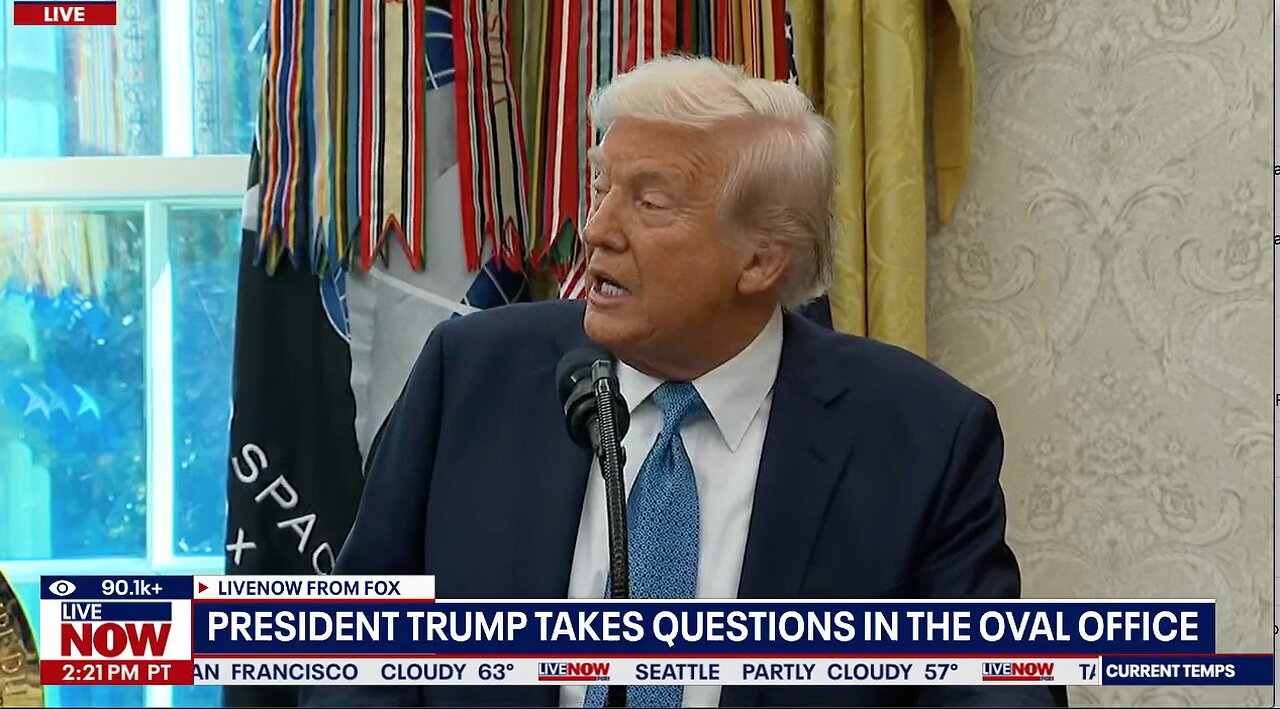 Pres. Trump Provides an Update on Epstein File Release