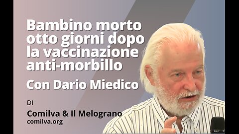 Bambino morto otto giorni dopo il vaccino anti-morbillo