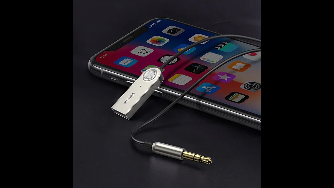 Wireless Bluetooth Transmitter with Bluetooth 5.0, AUX 3.5mm Bluetooth Adapter and Stable Connection