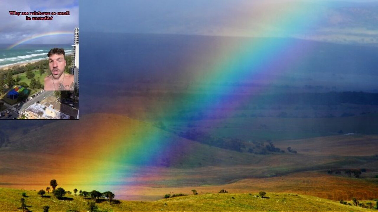 WHY ARE RAINBOWS 🌈 SO SMALL IN AUSTRAILIA❓