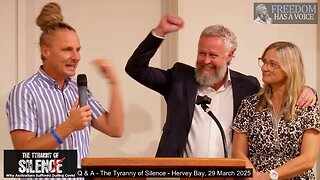 Q & A Session at The Tyranny of Silence seminar - 29 March 2025