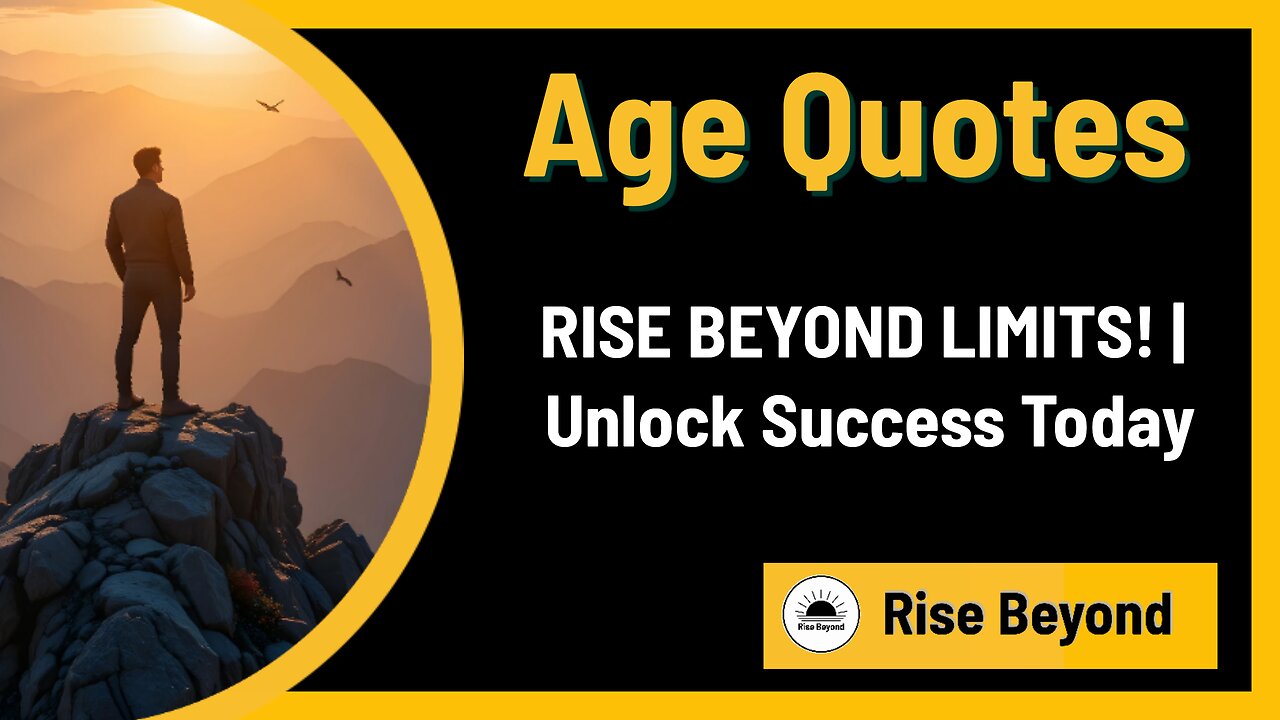 Unlock Your Full Potential | Rise Beyond Motivation & Success