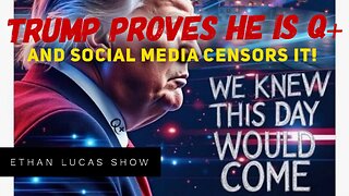 🚨BREAKING: TRUMP DROP PROVES HE IS Q+ ...and X, Instagram, and Facebook are Censoring It!!!