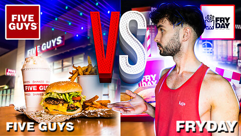 I Compared The American FIVEGUYS With The Romanian FRYDAY- Which Is Better?