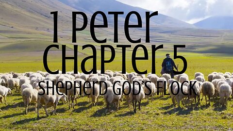 Shepherding with Humility Under God's Care- 1 Peter Chapter 5