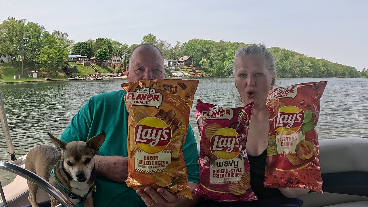 Lay's Do Us a Flavor 3 finalist: Bacon Grilled Cheese, Valentina & Lime, Korean-Style Fried Chicken
