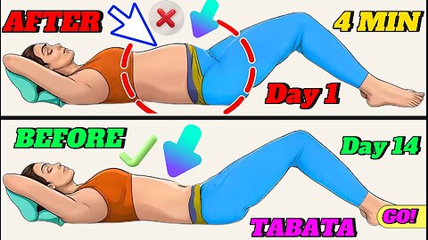 🟣TABATA EASY-TO-DO😍❤️Workout🏋️‍♂️💪Easy To Do🥳🎊🤝Burn Fat❤️EVEN From The Comfort OF YOUR BED🛌🥳Let's go