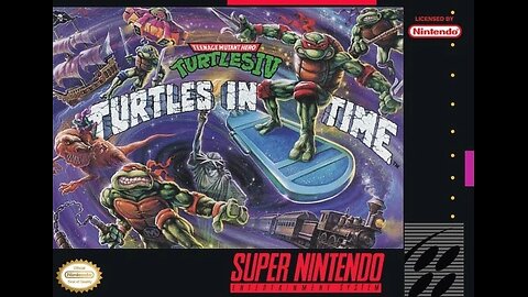 TMNT IV Turtles In Time -Hard mode inf life cheat-