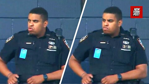 Cop goes viral for checking out woman in awkward Yankees game moment
