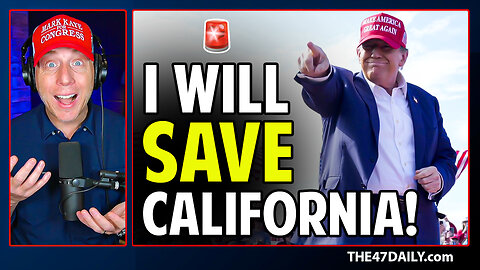 Trump Vows To Save California From Gavin Newsom! 
