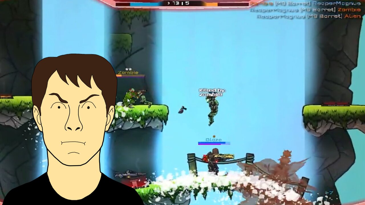 Fighting Against Walking Dead And Xenomorph In Raze 3