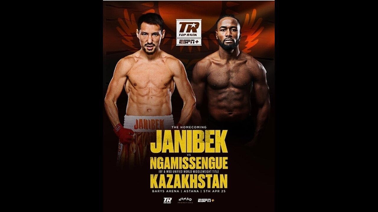 Zhanibek Alimkhanuly vs Anauel Ngamissengue - Apr 05 2025 - Barys Arena, Astana, Kazakhstan