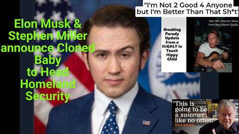 Trump/Musk Feud Kicked UP a Notch w/Advice from Bannon & NOT 2 GOOD FOR Anyone song