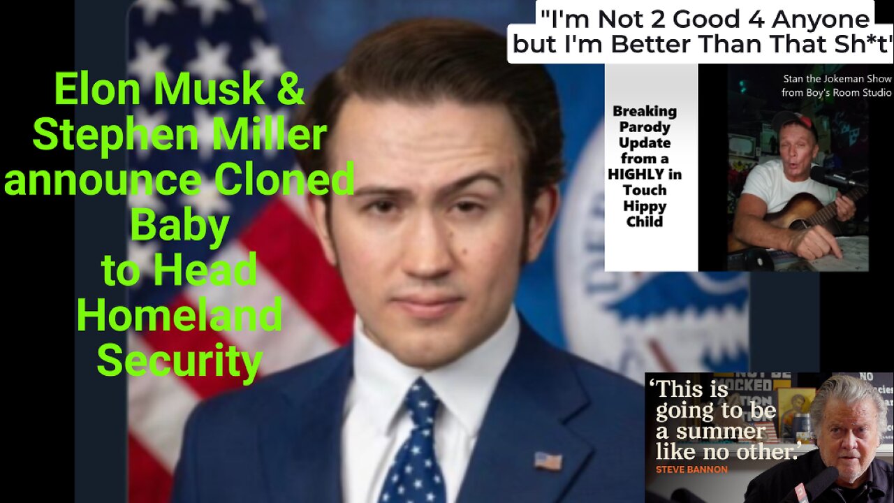 Trump/Musk Feud Kicked UP a Notch w/Advice from Bannon & NOT 2 GOOD FOR Anyone song