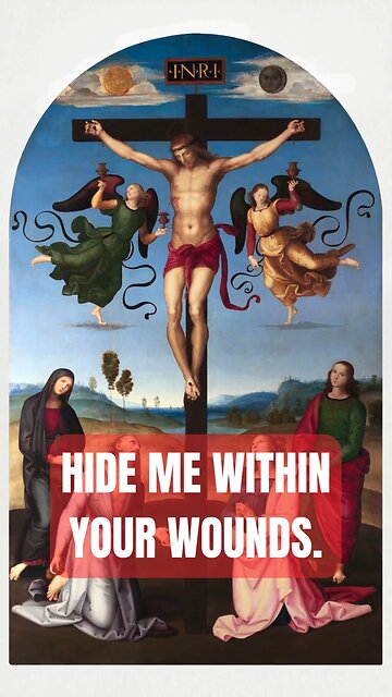 ANIMA CHRISTI: SOUL OF CHRIST SOUL OF CHRIST SANCTIFY ME BODY OF CHRIST SAVE ME BLOOD OF CHRIST