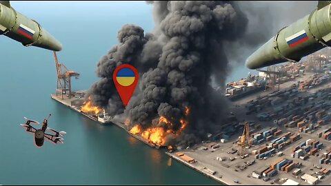 Breaking Strike: Russian Forces Level Ukrainian Port Base!