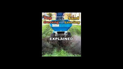 Topdressing or Sand leveling