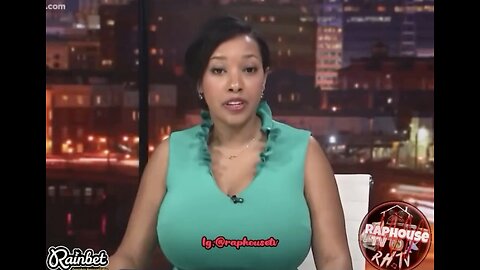 Huge black newscaster chesticles
