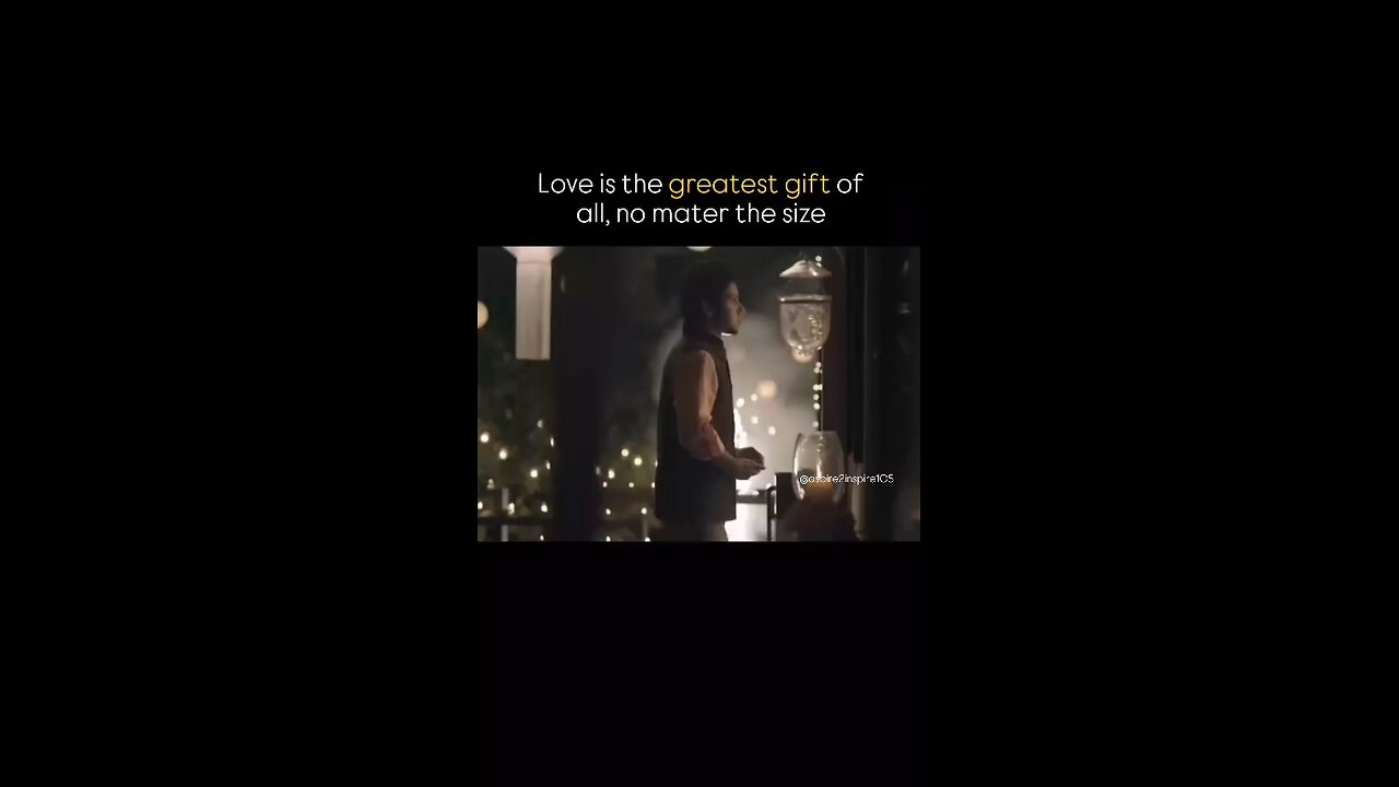 Love is the greatest gift!