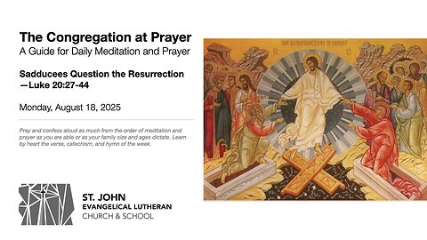 Sadducees Question the Resurrection—Luke 20:27-44
