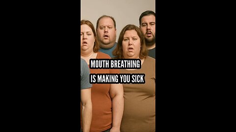 Mouth breathing is harming your health.