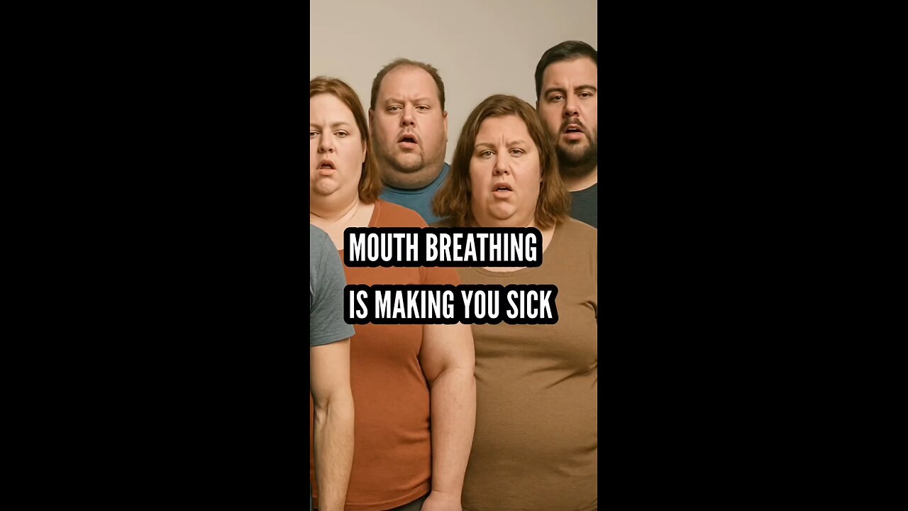 Mouth breathing is harming your health.