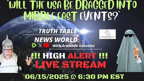 "WILL THE USA BE DRAGGED INTO MIDDLE EAST EVENTS?"