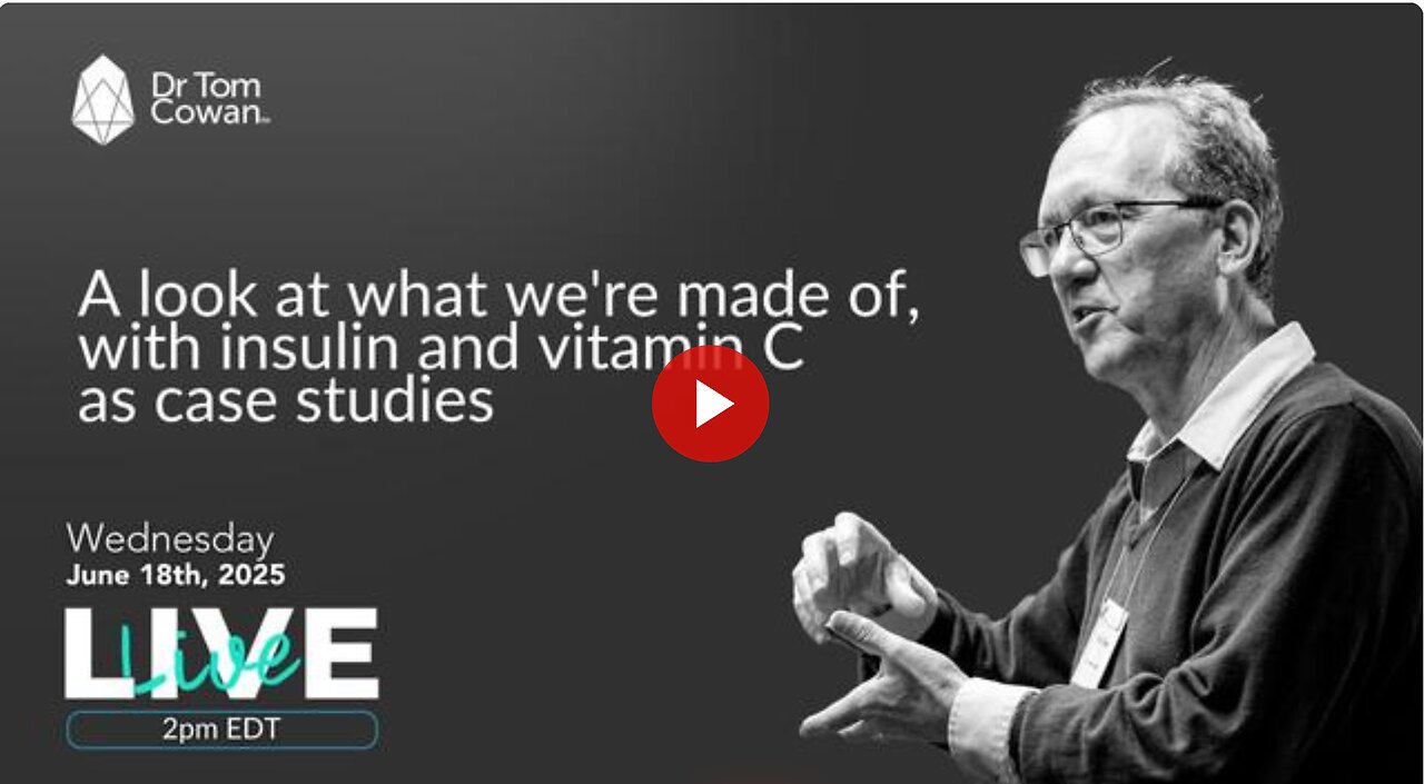 A look at what were made of, with insulin and vitamin C as case studies - Webinar from June 18th,