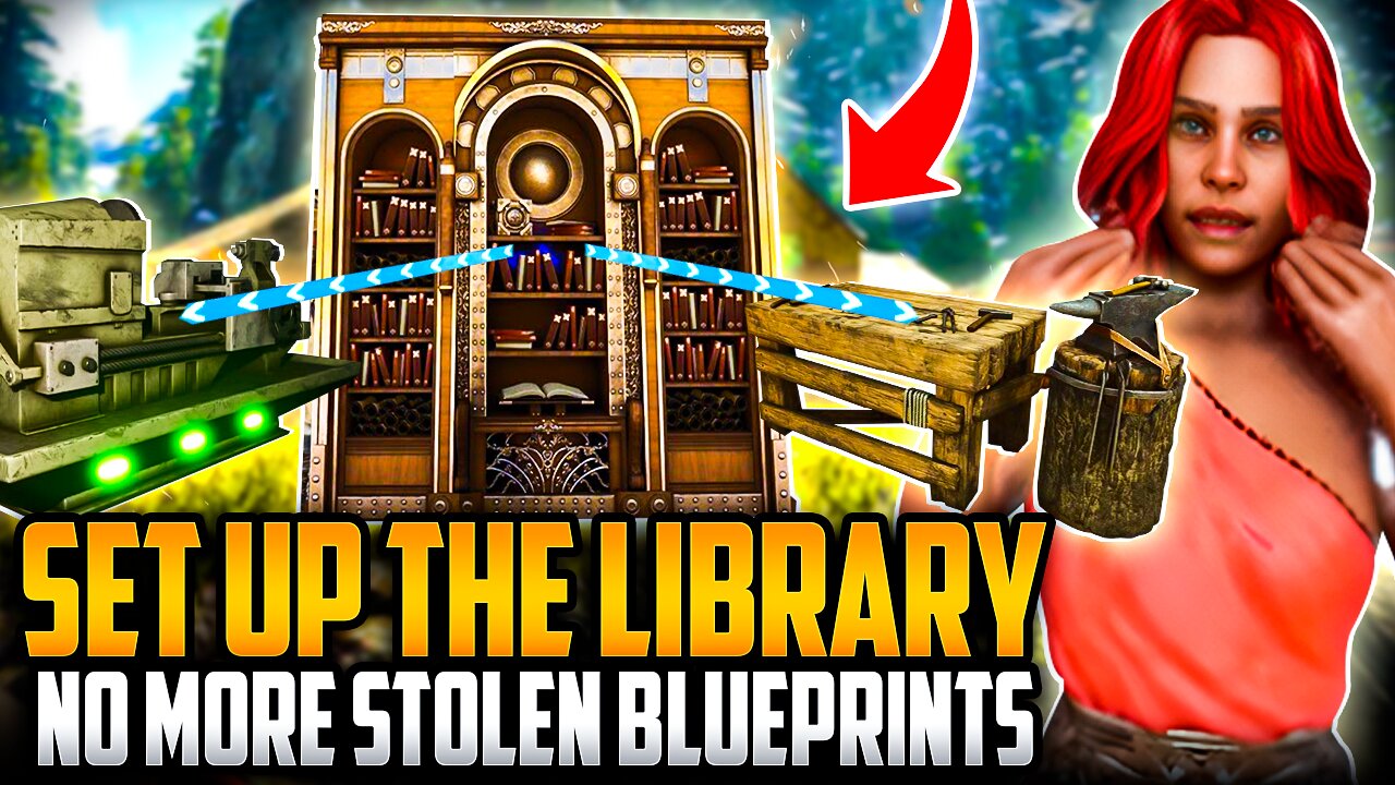How to Set Up the Library: No More Stolen Blueprints | Ark ASA