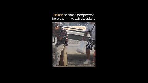 Salute to people who help them